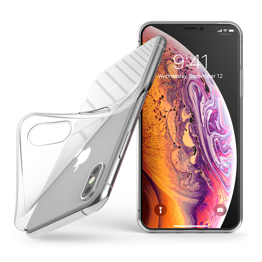 Силиконовый чехол для iPhone Xs Max (тонированный)