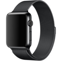 Ремешок Milanese Loop для Apple Watch 42mm черный