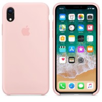 Силиконовый чехол для Apple iPhone XR (Pink Sand)