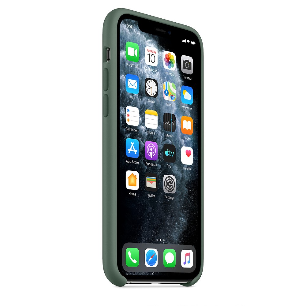 Силиконовый чехол Apple для iPhone 11Pro Max, Pine Green