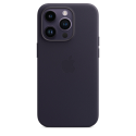 Кожаный чехол для iPhone 14 Pro Фиолетовый