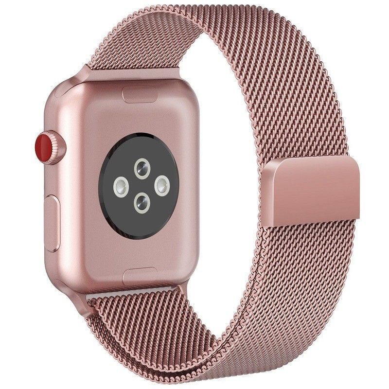 Ремешок Milanese Loop для Apple Watch 42/44mm розовый