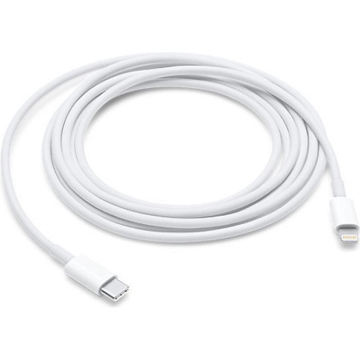 Кабель Apple USB-С to Lightning Cable 2 m (MKQ42ZM/A) белого цвета