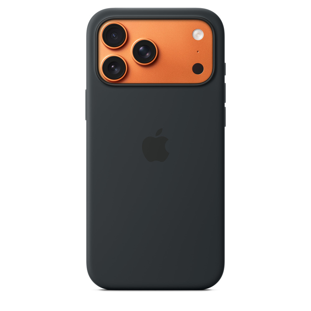 Силиконовый чехол для iPhone 17 Pro Max Черный