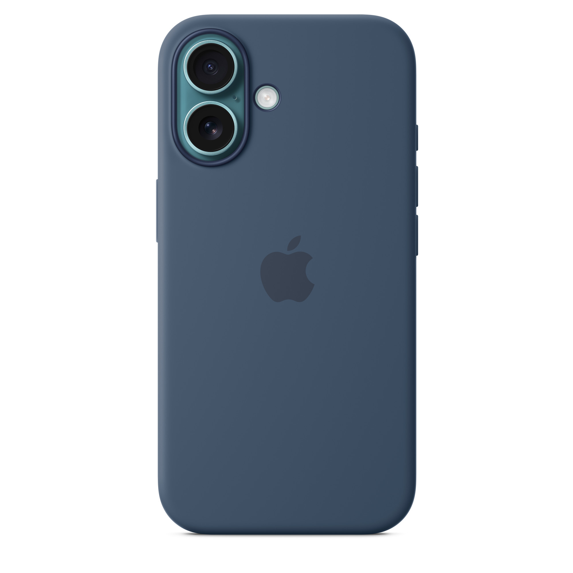 Силиконовый чехол для iPhone 16 Синий