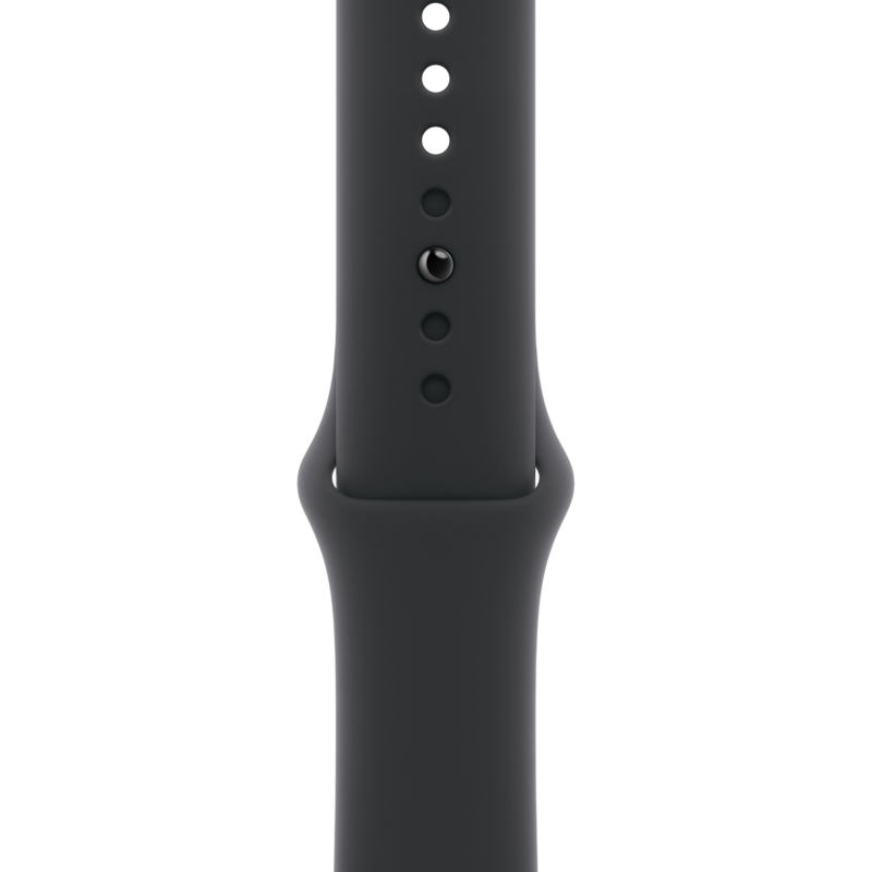Apple Watch Series 11 GPS 42mm Jet Black Aluminum Case with Black Sport Band S/M