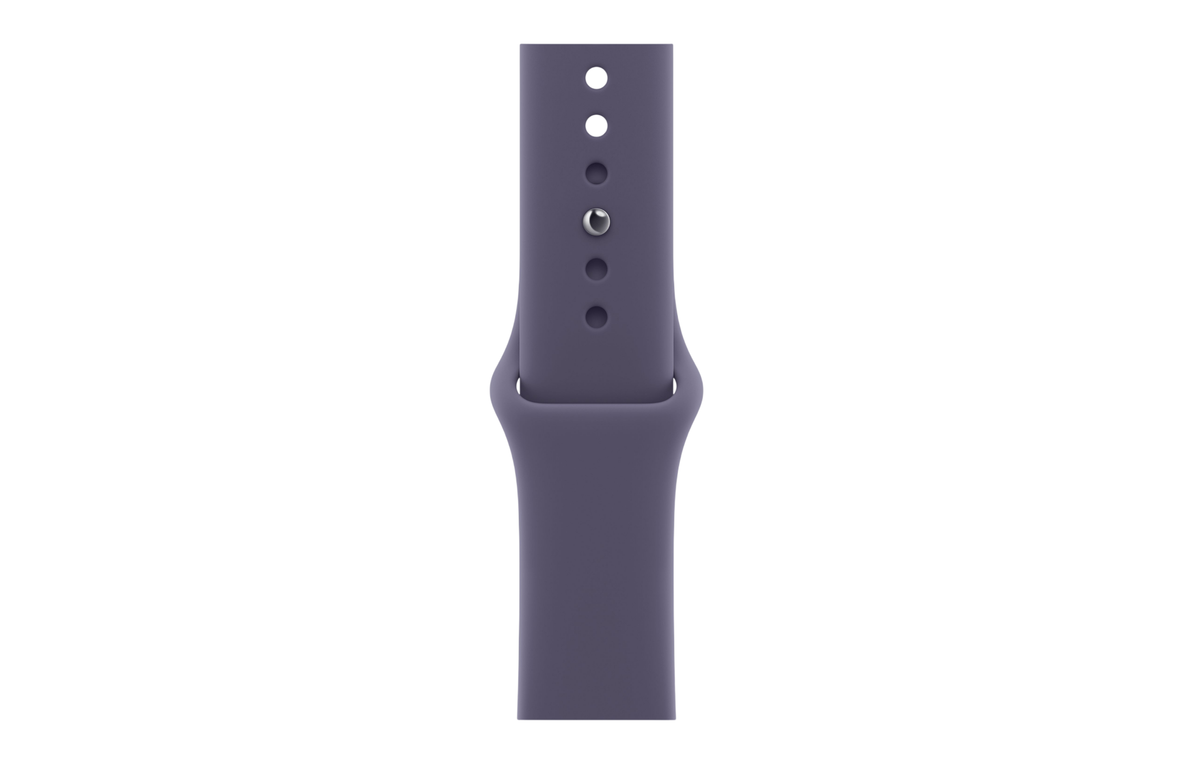 Apple Watch Series 11 GPS 46mm Silver Aluminum Case with Purple Fog Sport Band S/M