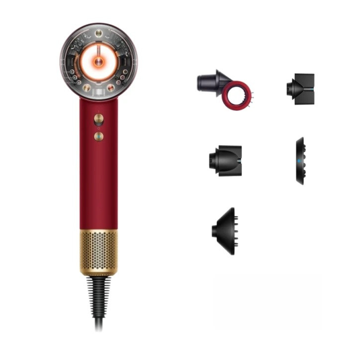 Фен Dyson Supersonic Nural HD16 Red Velvet/Gold