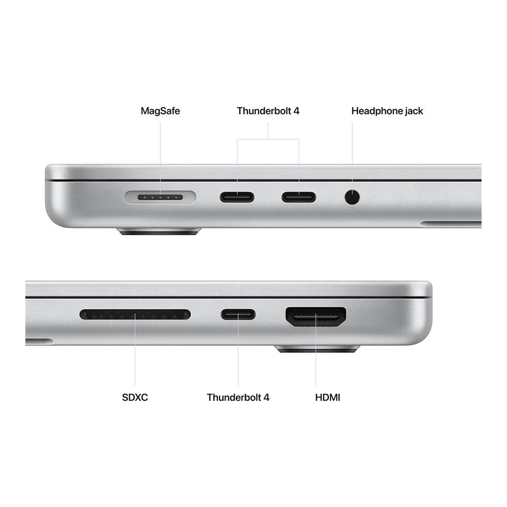 Apple MacBook Pro 16" (2023) M2 Pro, 16 Гб, 1 Тб Silver (MNWD3)