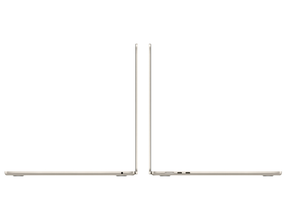 Apple MacBook Air 15" (M2, 8C CPU/10C GPU, 2023), 8 ГБ, 256 ГБ SSD Starlight (MQKU3)