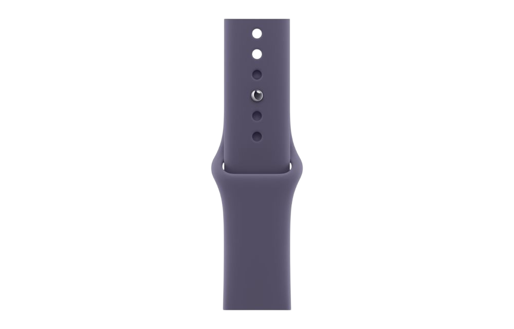 Apple Watch Series 11 GPS 42mm Silver Aluminum Case with Purple Fog Sport Band S/M