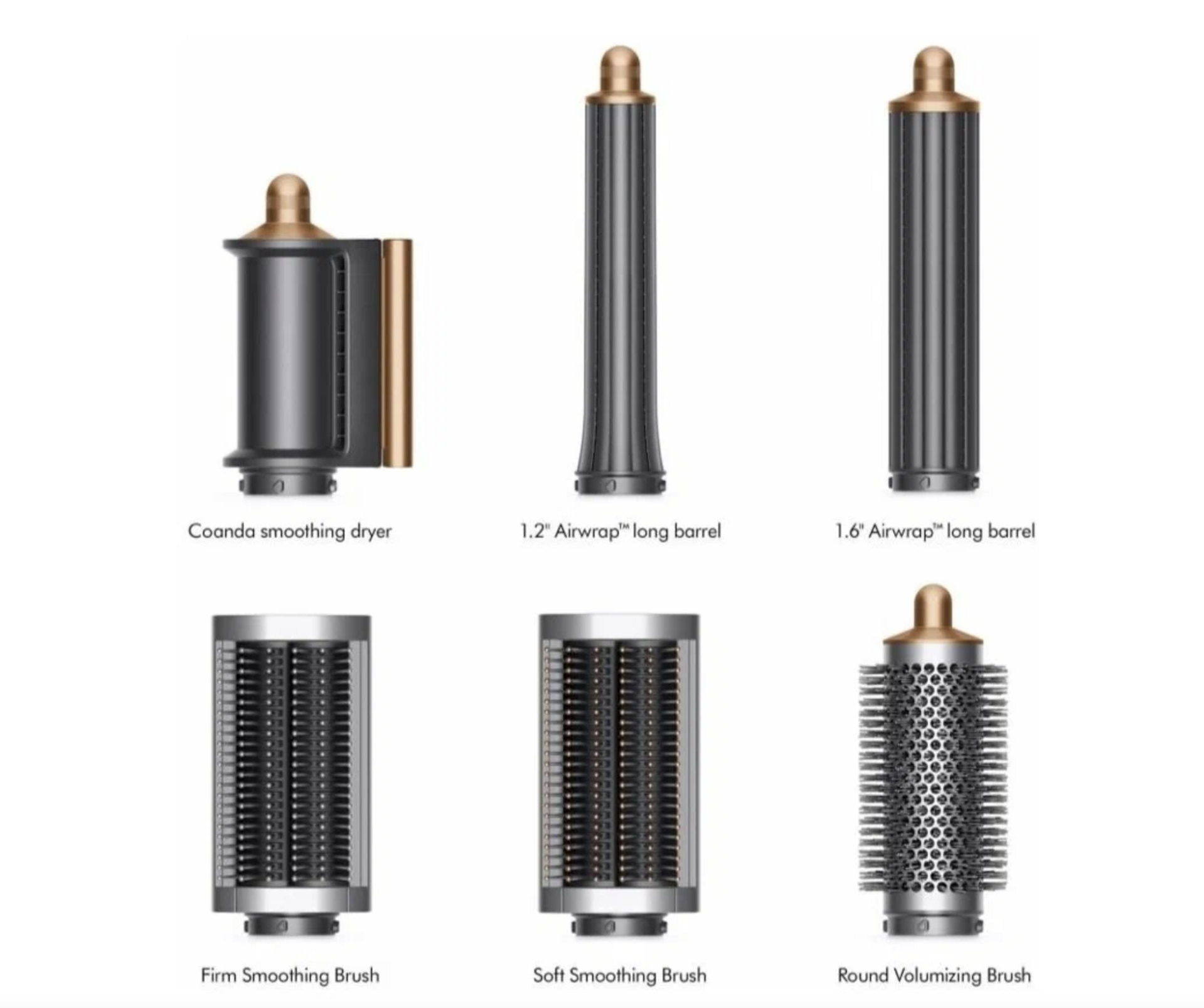 Стайлер Dyson Airwrap Complete Long HS05 Nickel/Copper