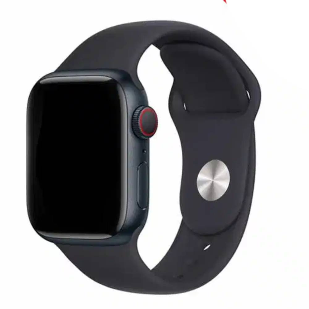 Силиконовый ремешок для Apple Watch 42 mm, цвет черный