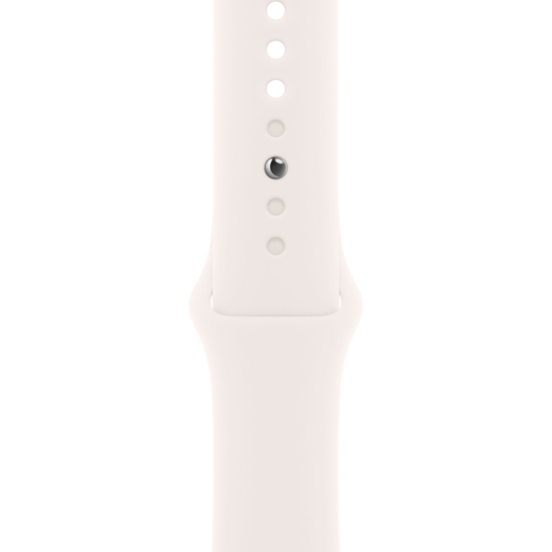 Apple Watch Series 11 GPS 42mm Rose Gold Aluminum Case with Light Blush Sport Band S/M