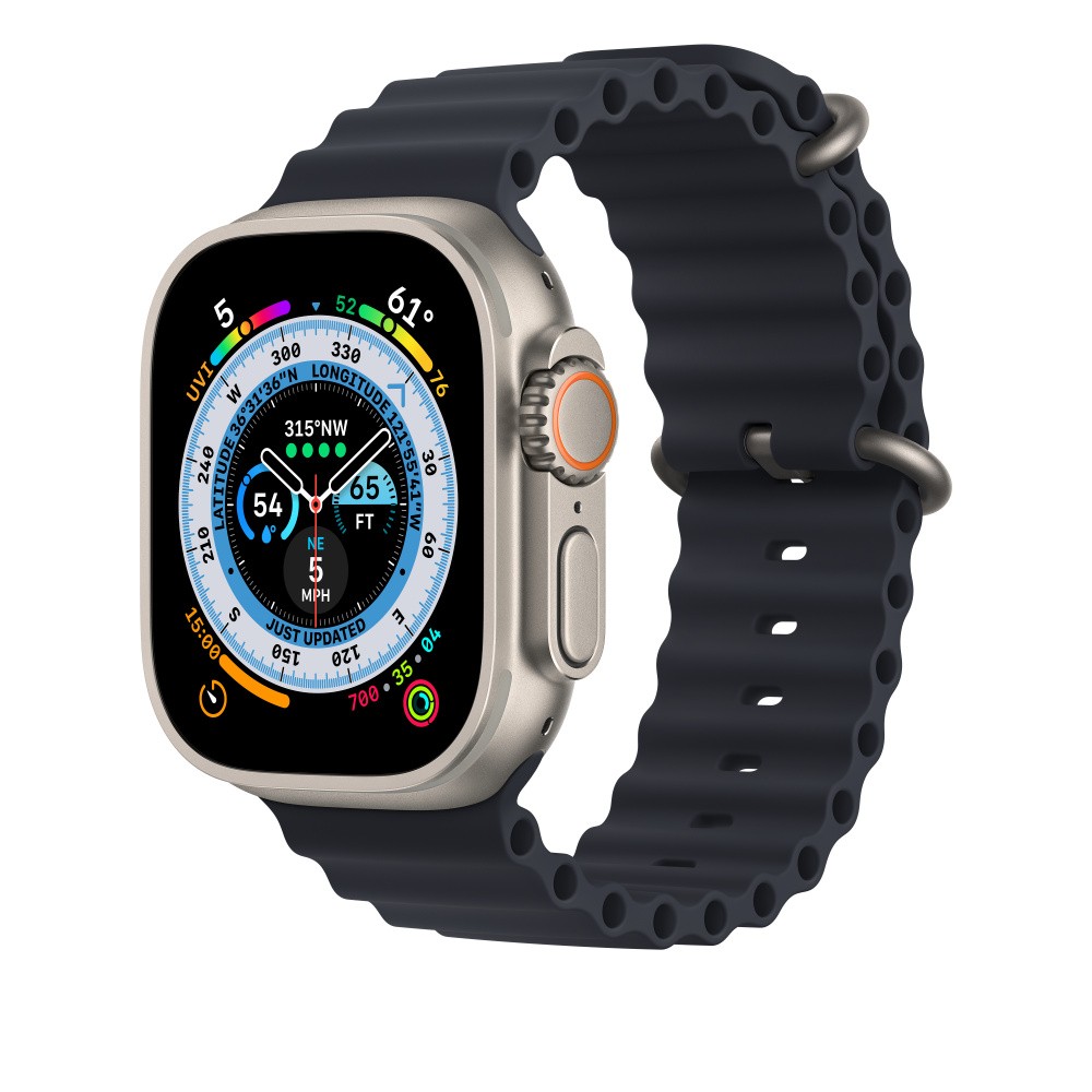 Ремешок Ocean band для Apple Watch 38/40/41 mm Black
