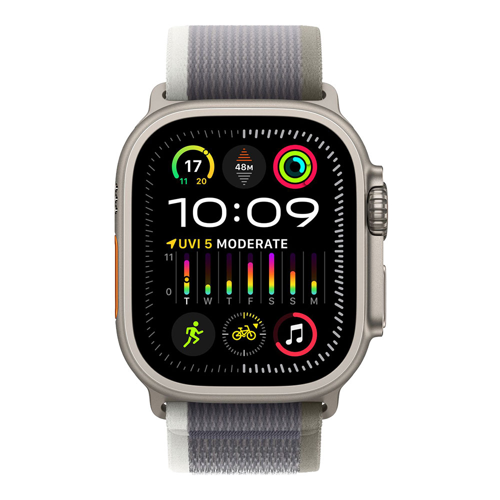 Apple Watch Ultra 2 with Green/Gray Trial Loop M/L