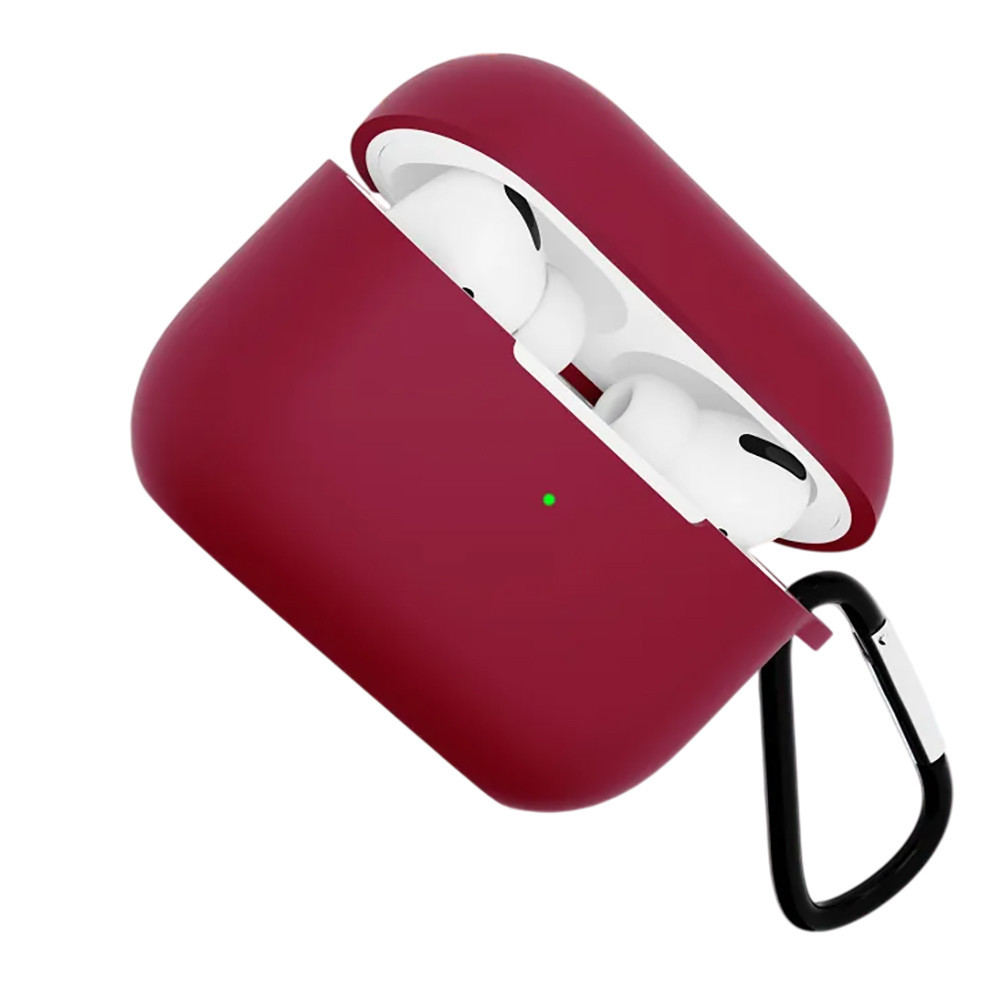 Чехол для Apple Airpods Pro 3 Бордовый