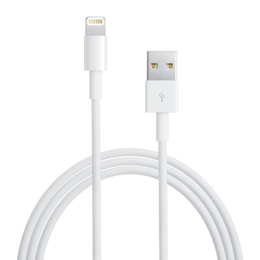 Кабель Apple Lightning to USB Cable 0.5 m (ME291) белого цвета