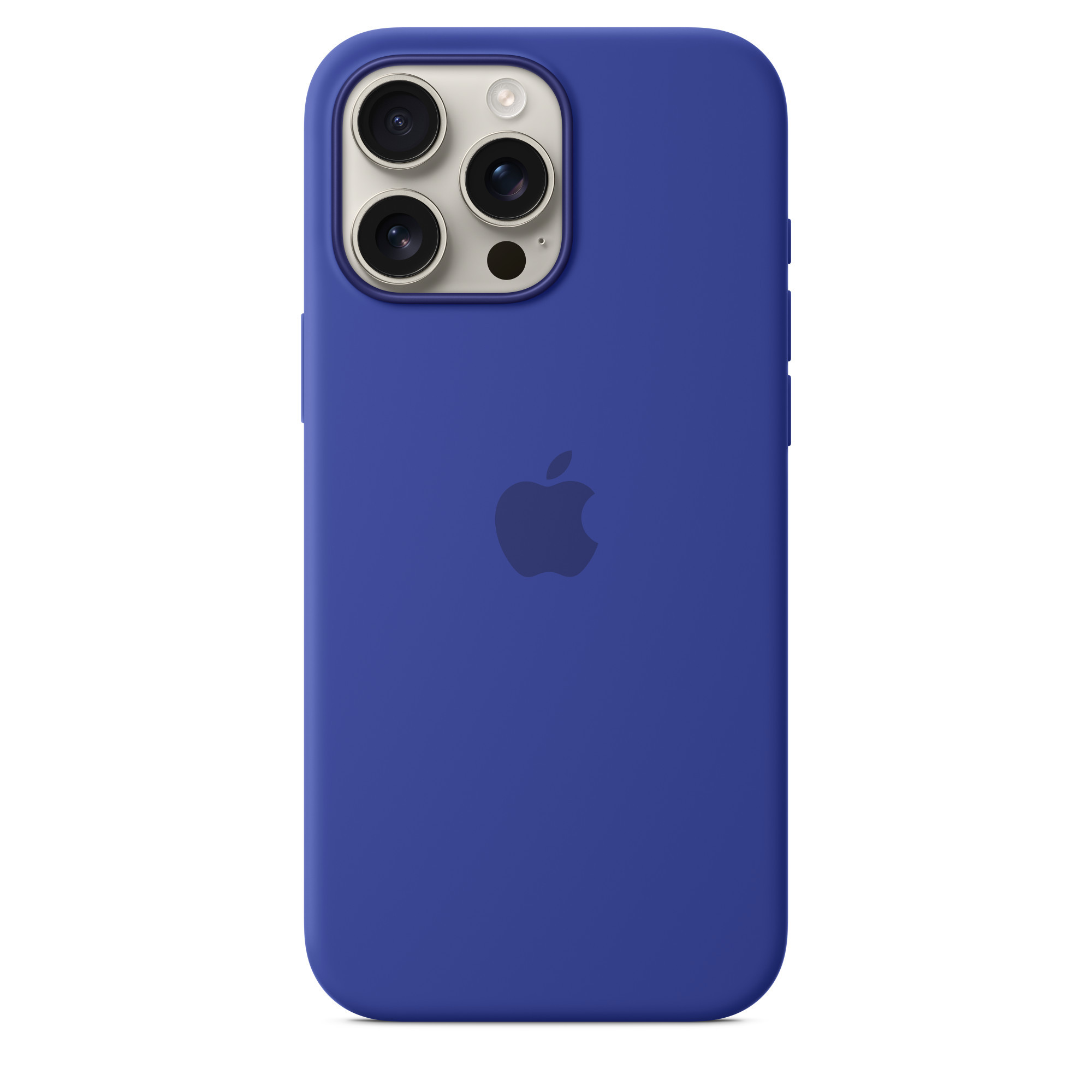 Силиконовый чехол для iPhone 16 Pro Max Ультрамарин