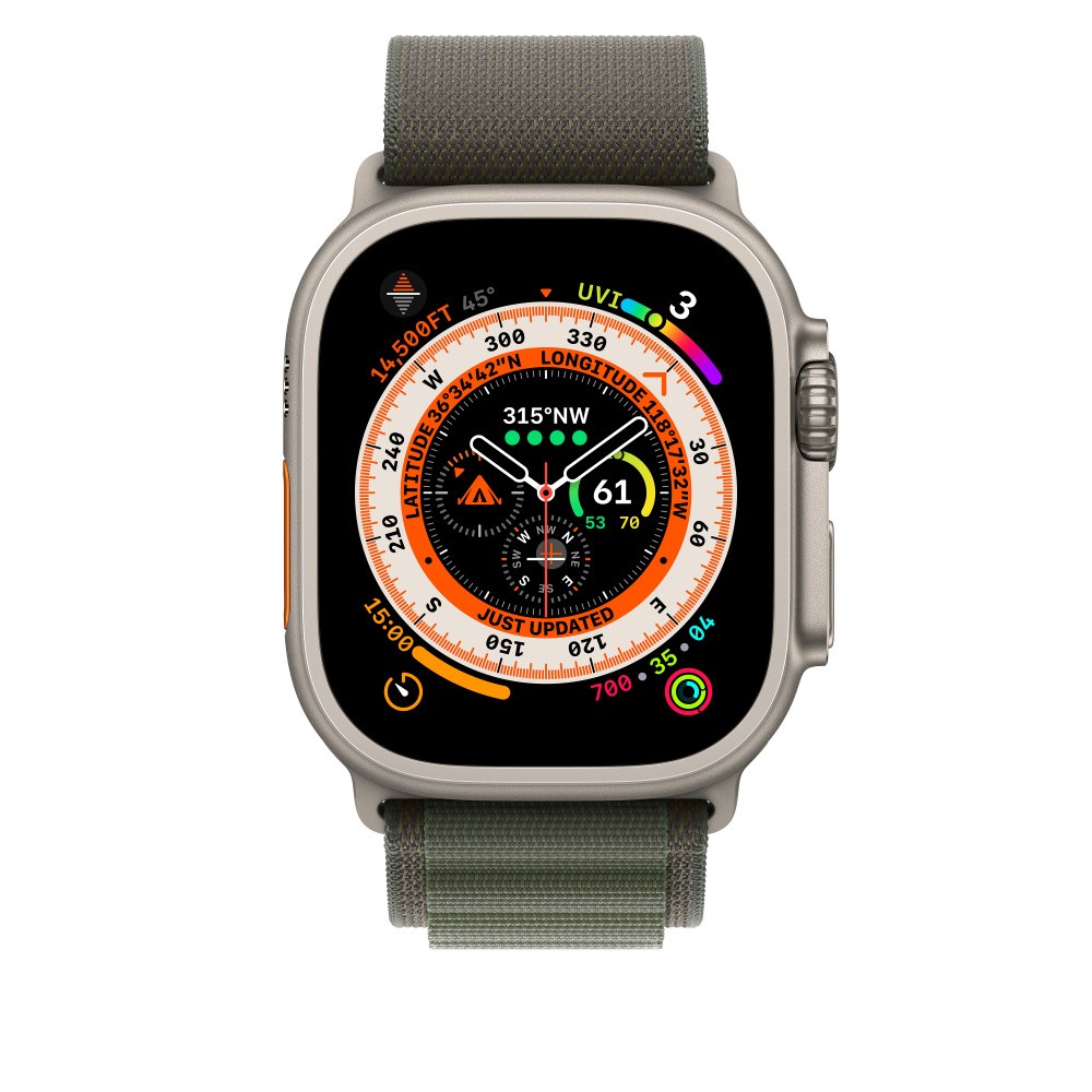 Ремешок Alpine Loop для Apple Watch 42/44/45/49 mm Green