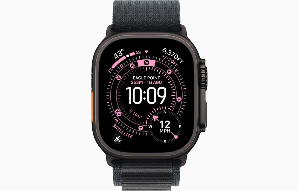 Apple Watch Ultra 3 Black Titanium Case with Alpine Loop Black
