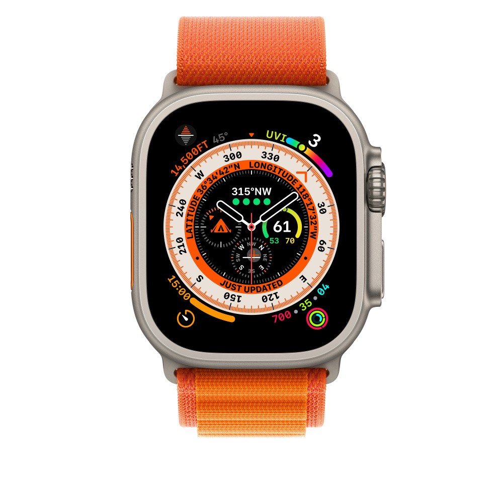 Ремешок Alpine Loop для Apple Watch 38/40/41 mm Orange