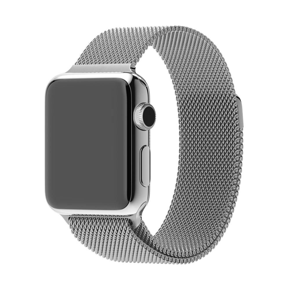Ремешок Milanese Loop для Apple Watch 38/40mm серебристый