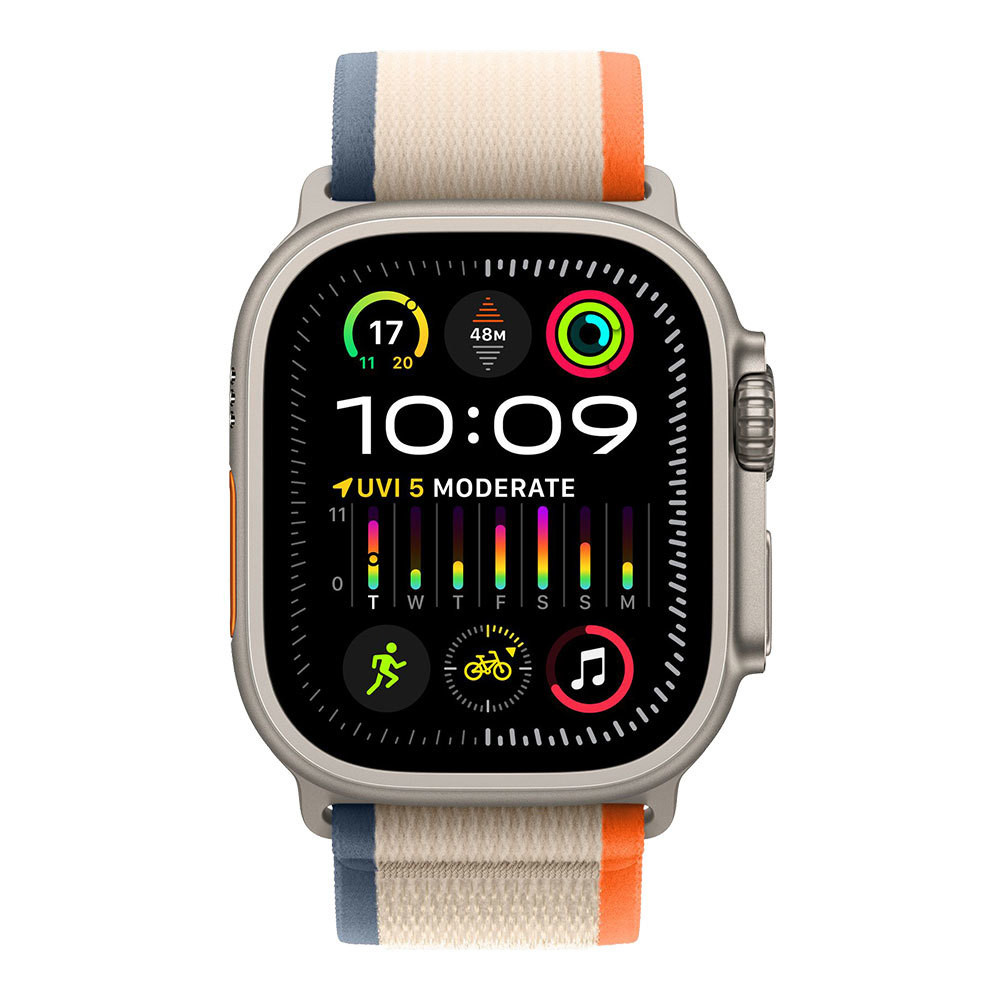 Apple Watch Ultra 2 with Orange/Biege Trial Loop S/M