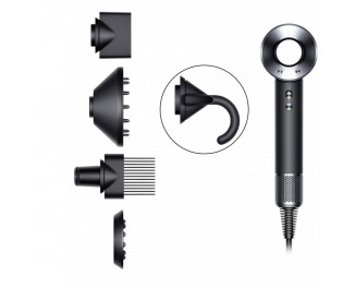 Фен Dyson Supersonic HD07 Black/Bright nickel