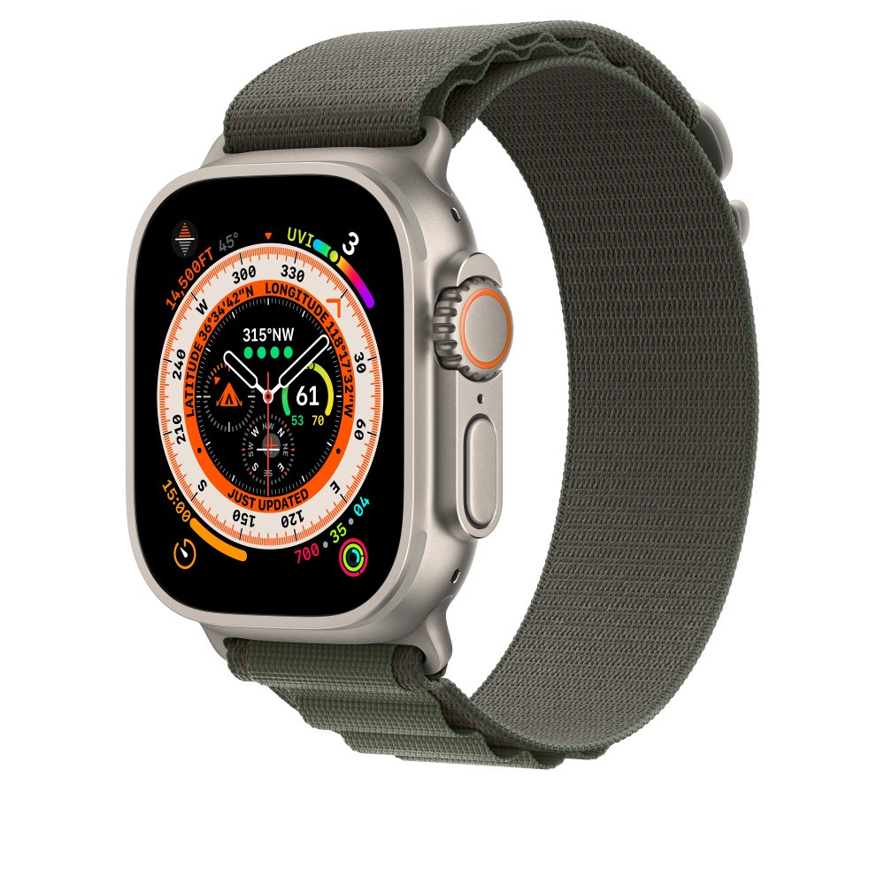 Ремешок Alpine Loop для Apple Watch 42/44/45/49 mm Green