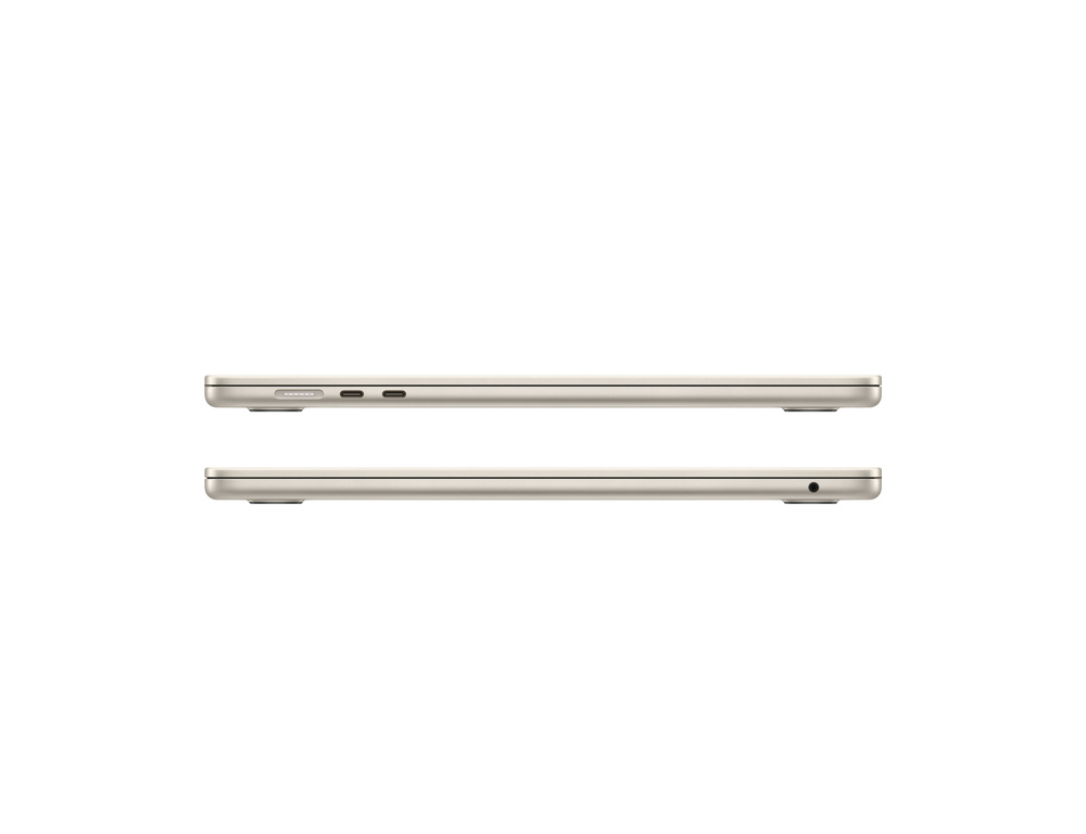 Apple MacBook Air 15" (M2, 8C CPU/10C GPU, 2023), 8 ГБ, 256 ГБ SSD Starlight (MQKU3)