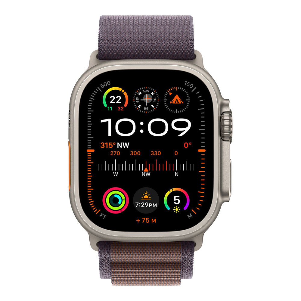 Apple Watch Ultra 2 with Indigo Alpine Loop M