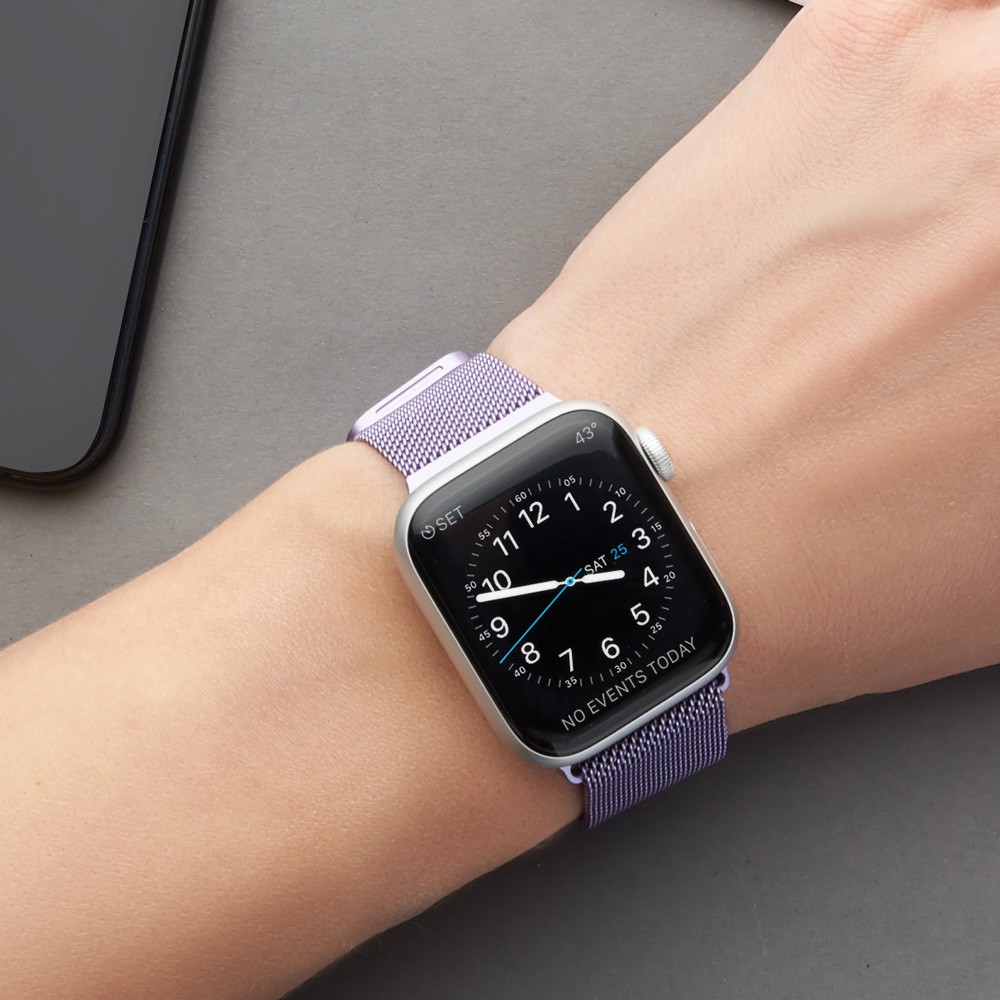 Ремешок Deppa Band Mesh для Apple Watch 42/44 mm, (лаванда)