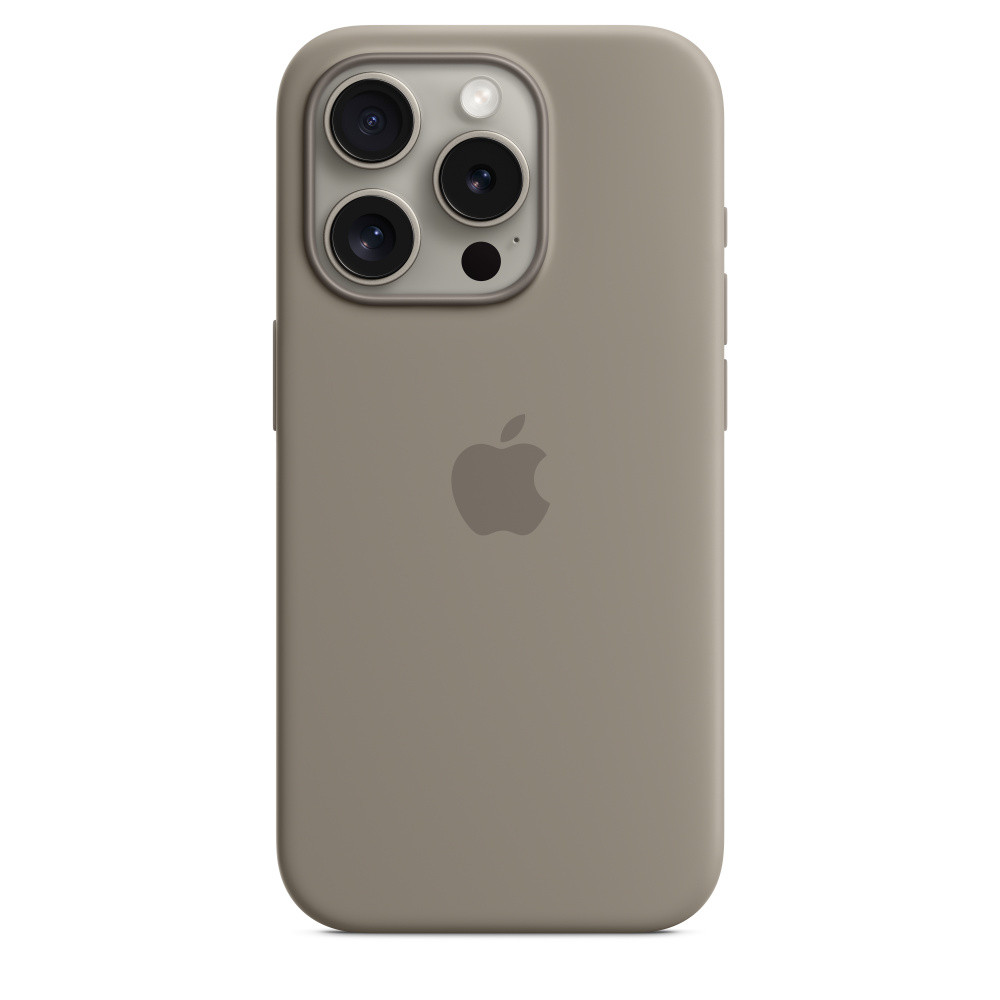 Силиконовый чехол для iPhone 15 Pro Max Глина