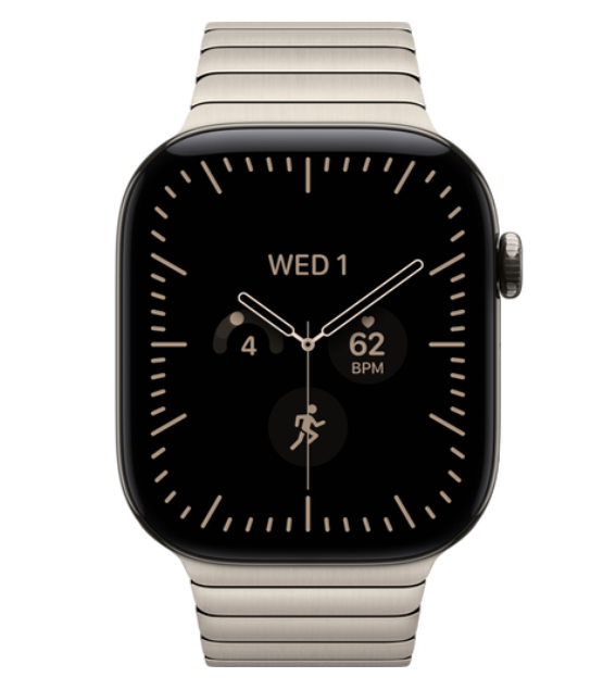 Apple Watch Series 12 GPS 42mm Natural Titanium Case with Natural Link Bracelet S/M
