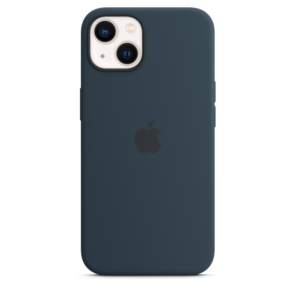 Силиконовый чехол для iPhone 13, цвет «синий омут»