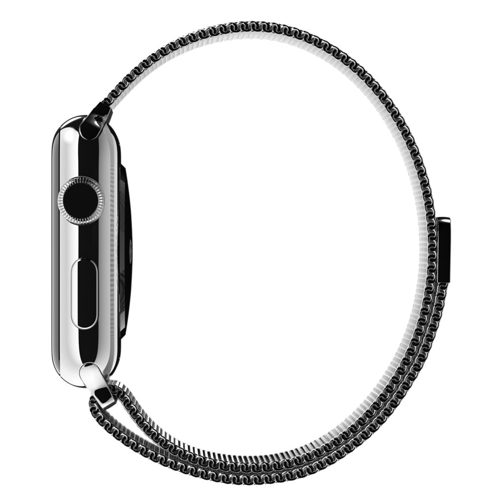Ремешок Milanese Loop для Apple Watch 42/44mm серебристый