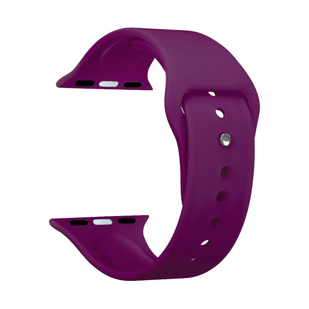 Ремешок Band Silicone для Apple Watch 42/44mm, силиконовый, (Бургунди)