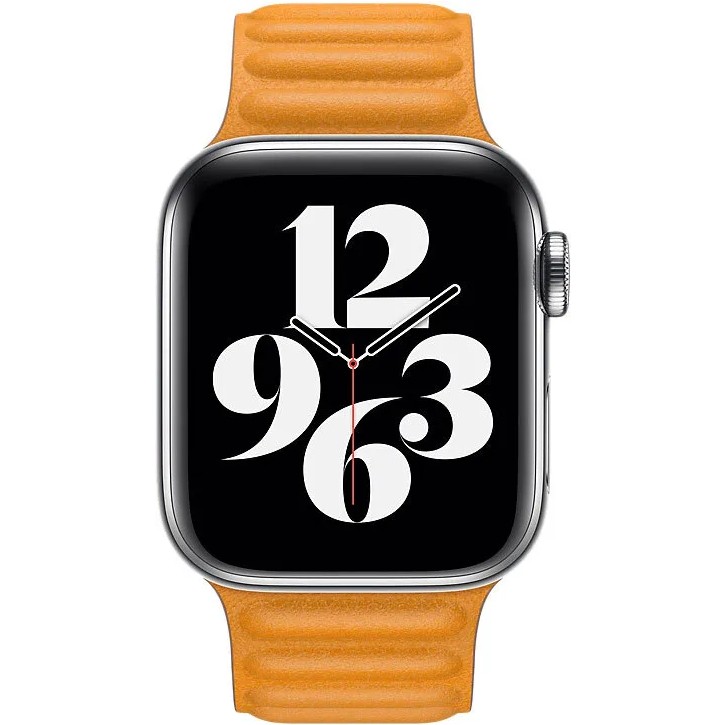 Ремешок Leather Link для Apple Watch 38/40/41 mm California Poppy
