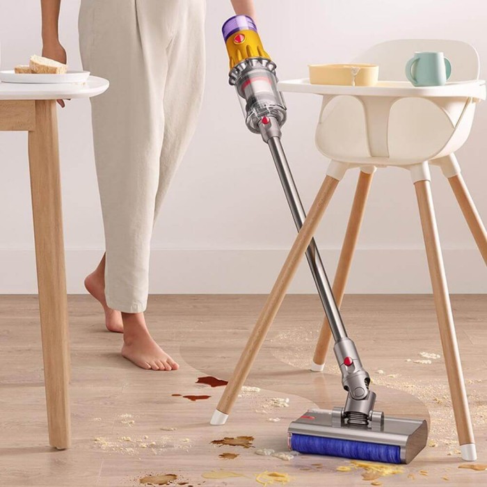 Пылесос Dyson V12s Detect Slim Submarine SV46 Yellow/Nickel EU