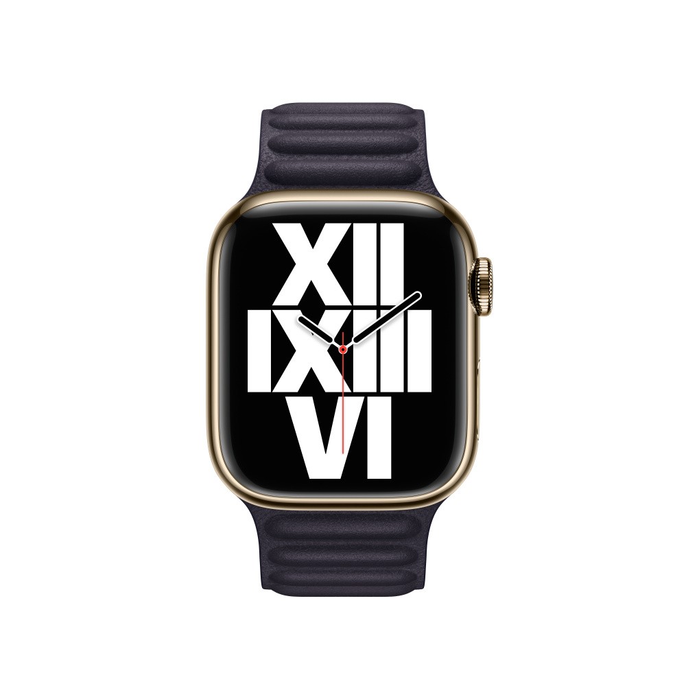 Ремешок Leather Link для Apple Watch 42/44/45 mm Ink
