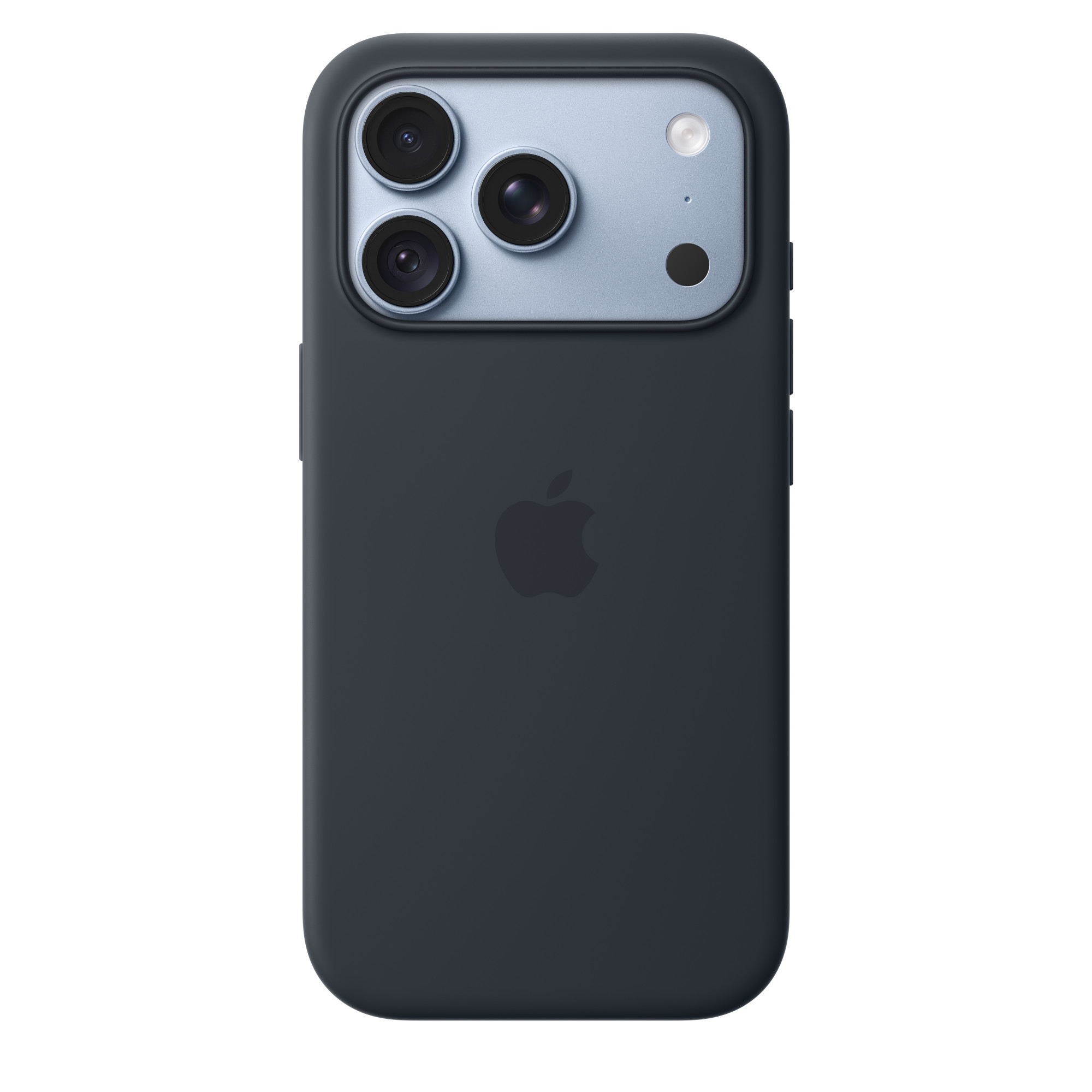 Силиконовый чехол для iPhone 18 Pro Темно-синий