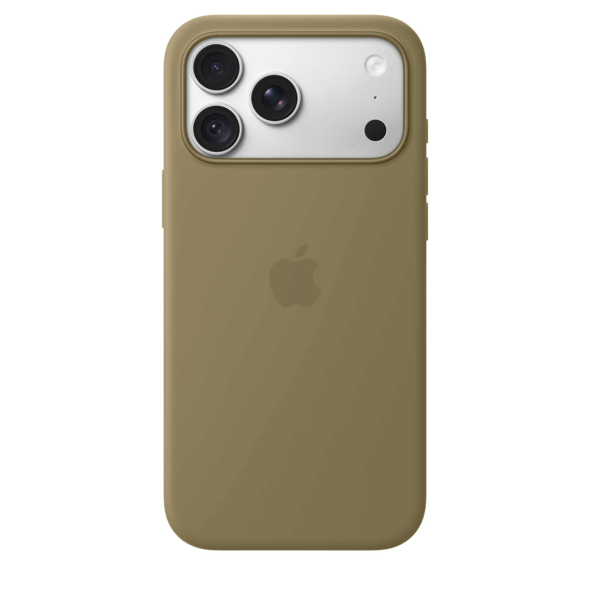Силиконовый чехол для iPhone 18 Pro Max Оливковый