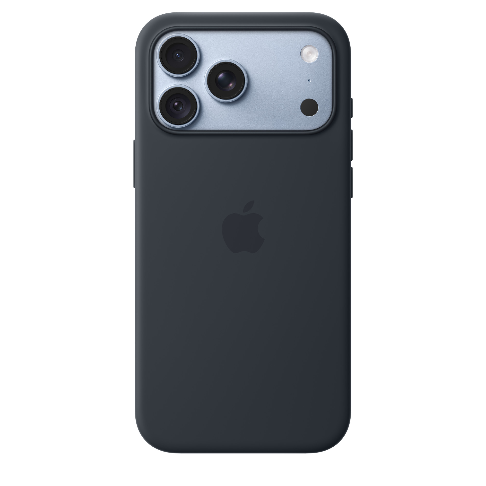 Силиконовый чехол для iPhone 18 Pro Max Темно-синий