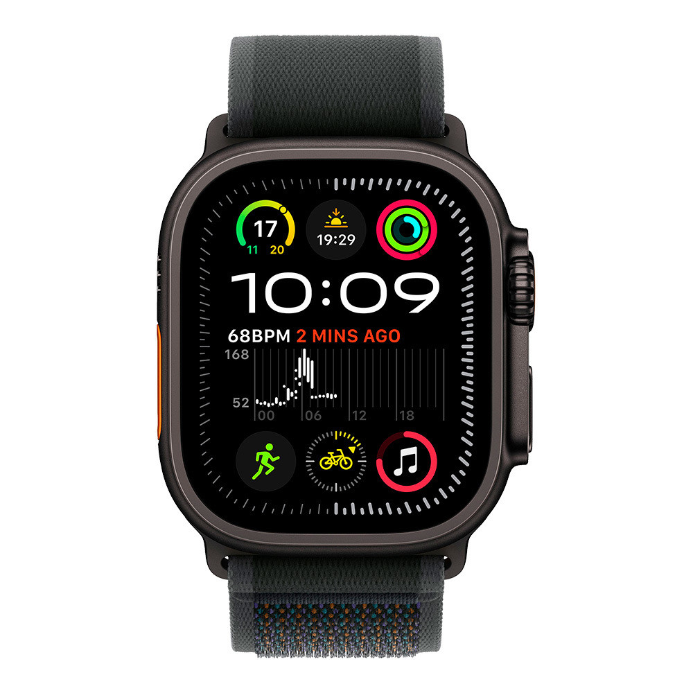 Apple Watch Ultra 2 Black Titanium with Black Trial Loop S/M