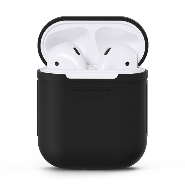 Чехол для наушников Apple AirPods/AirPods 2, черный