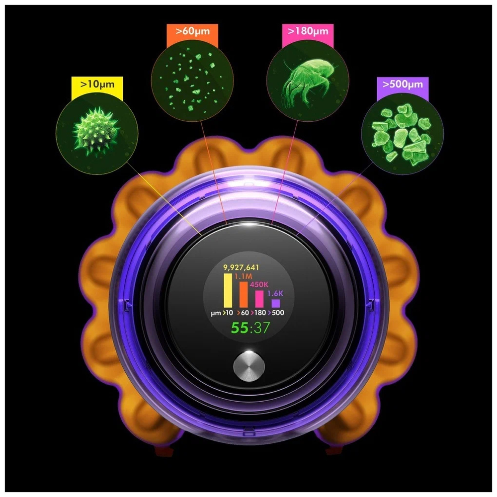 Пылесос Dyson V15 Detect Absolute, серебристый