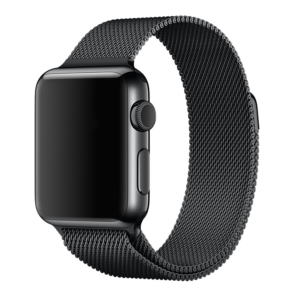Ремешок Milanese Loop для Apple Watch 38/40mm черный