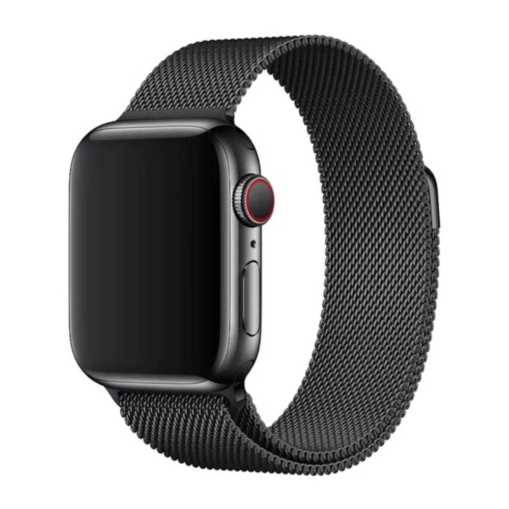 Ремешок Devia Elegant Series Milanese Loop для Apple Watch 42/44mm (черный)