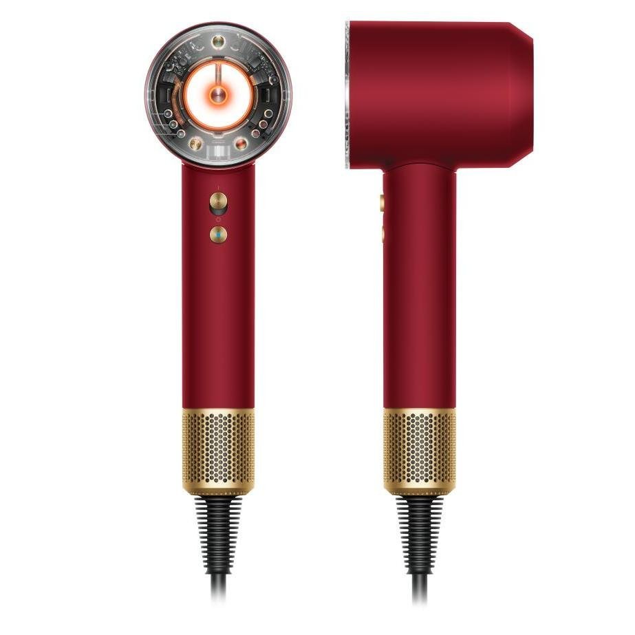 Фен Dyson Supersonic Nural HD16 Gift Edition, Red Velvet/Gold